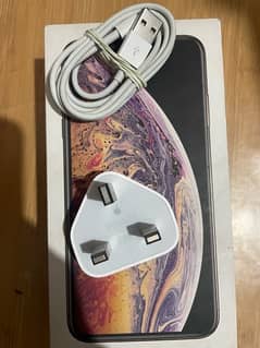 iphone xs max ka 100% original box pulled charger hy