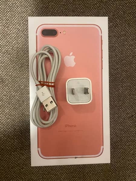 iphone 7 plus ka 100% original box pulled charger hy 0