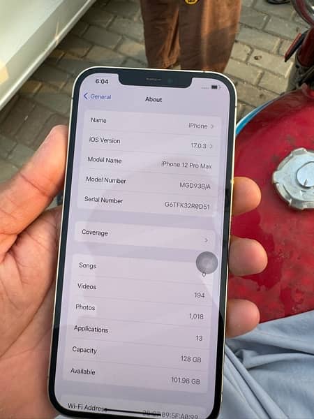 iphone 12 pro max pta approved both sim 10/10 condition 6