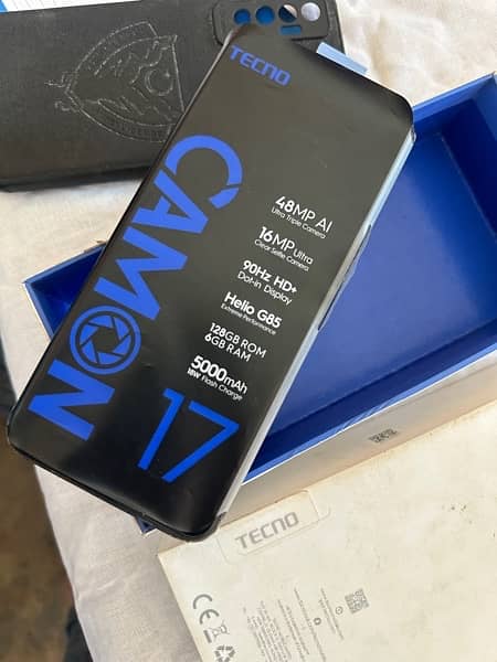 Tecno camon 17 6/128 with box 4