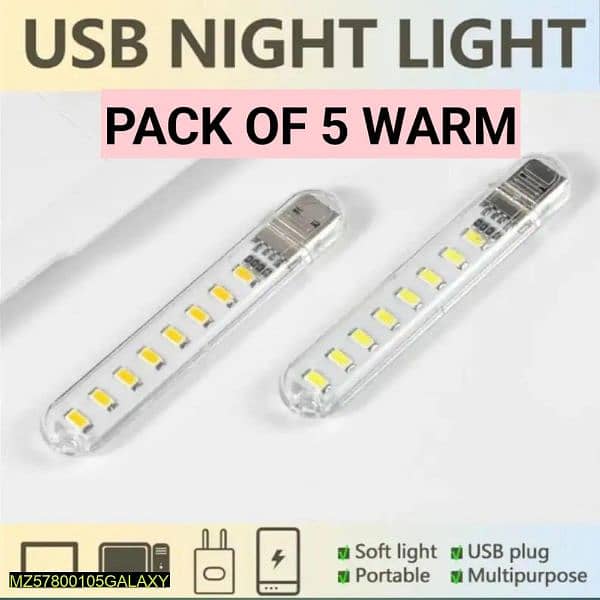 warm mini LED USB light bulbs 0