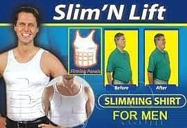 [BODY SHAPER) “Slim N Lift Slimming Vest”(White , Black) M, L, XL, XxL 6