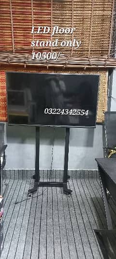 led tv floor stand lcd stand wall mount office institute use