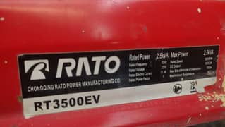 Rato Generator RT3500EV 3KVA NEW for sale