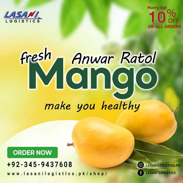 Lasani Fruits. Chaunsa & Anwar Ratol Mango 1