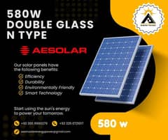 AE solar German cell 580 watt double glass