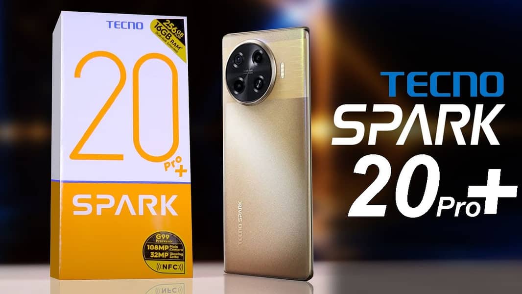 Tecno spark 20 pro plus pin pack no open PTA approve 0