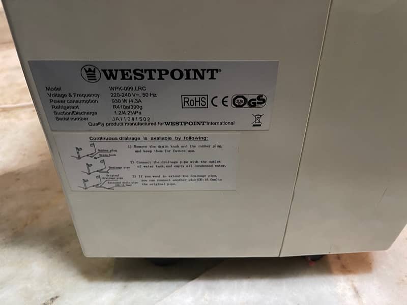 West Point Portable Ac running and genuine condition 3