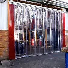 Ac cooling control Plastic , PVC curtains, strips, transparent magnet 4