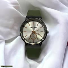 men's analogue watch strip silicone 0