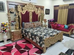 full bed set for sale new condition