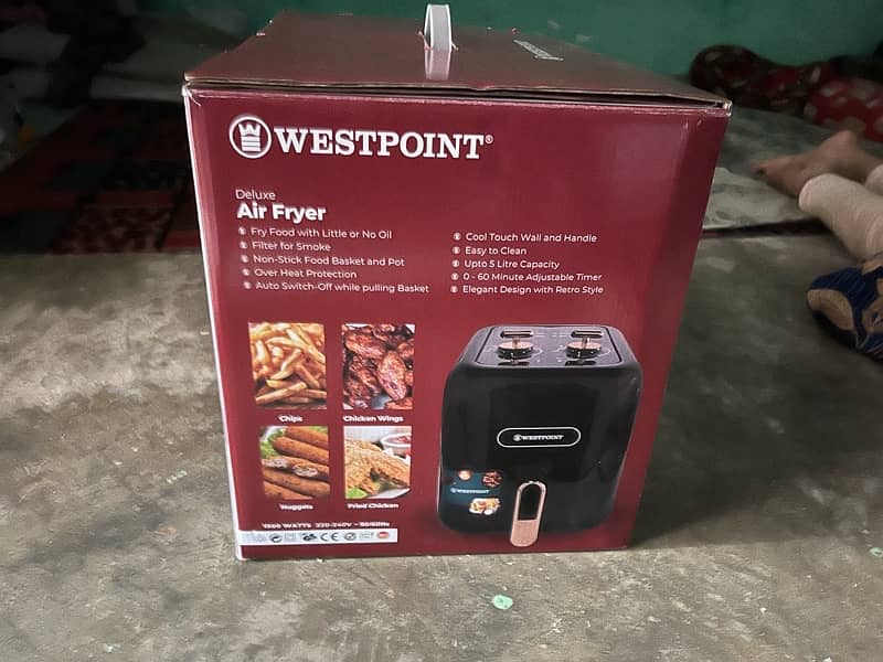 Air fryer new box pack warranty available 1