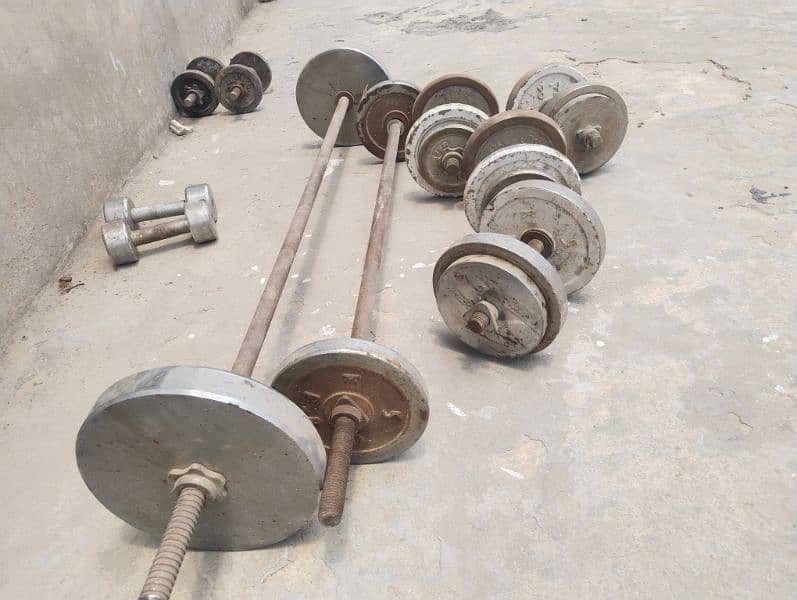 Gym Plates and Rod 2