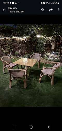 outdoor lawn garden chairs and table