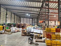 Warehouse With 70000 SqFt Covered is Vacant For Rent