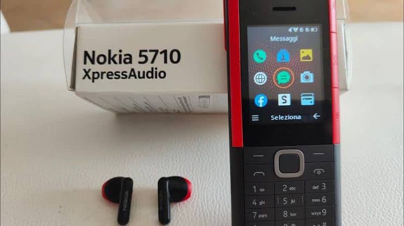 Nokia 5710 Express Music Earbuds Mobile Box Pack Pta Approved 1