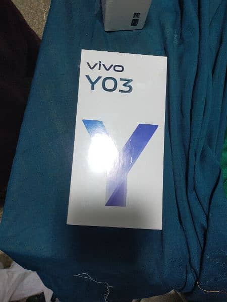 Vivo Y03 new box pack phone 4+64 0