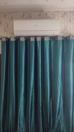 leather velvet curtain