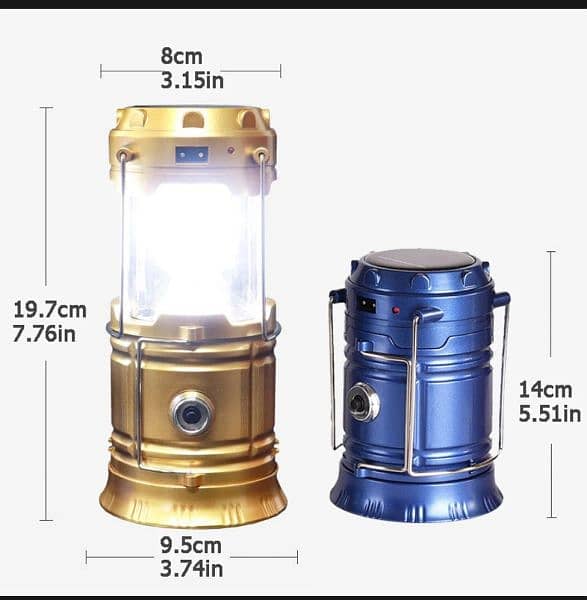 Led Solar camping light 1