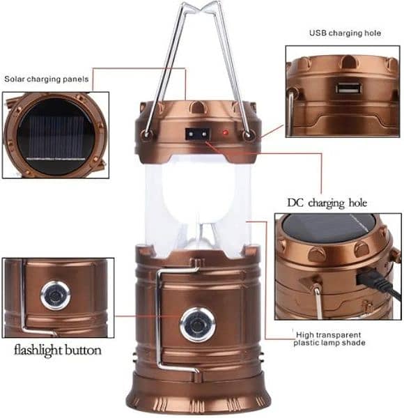 Led Solar camping light 10