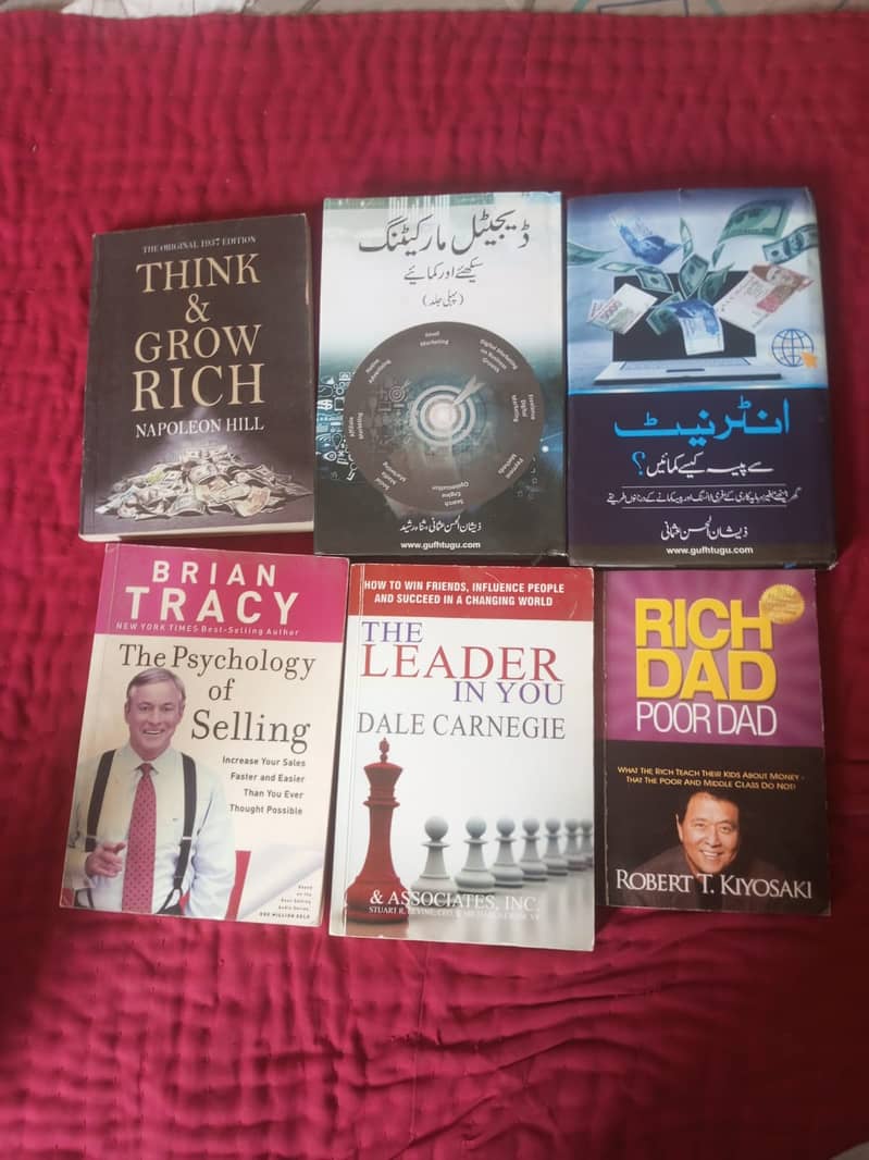 Different variety of books available 0