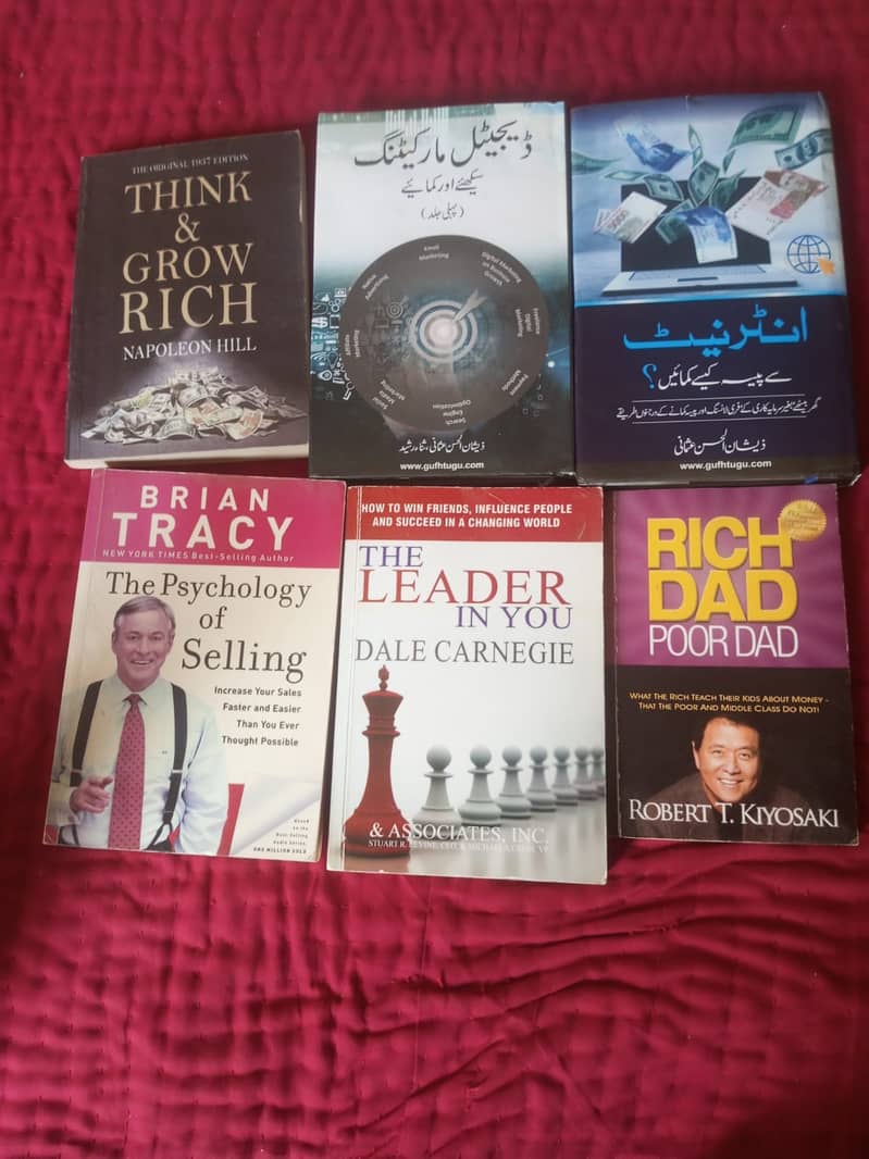 Different variety of books available 1