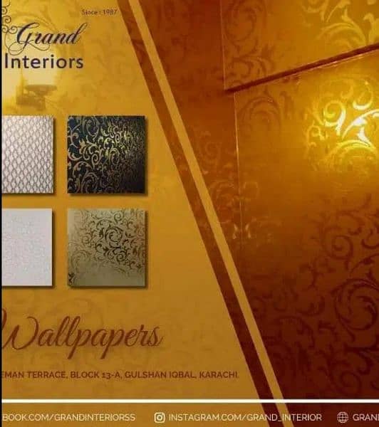 Wallpapers wall morals wall panels wpvc panels by Grand interiors 0