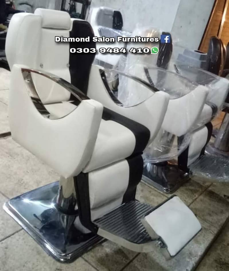 Saloon chair / Barber chair/Cutting chair/Shampoo unit 18