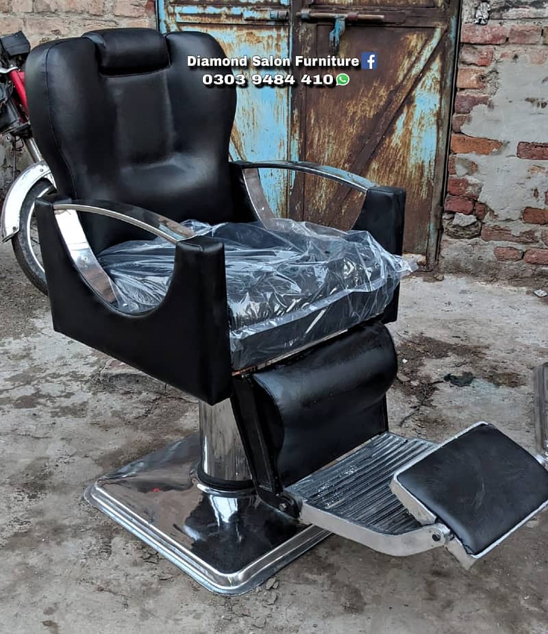 Saloon chair / Barber chair/Cutting chair/Shampoo unit 15