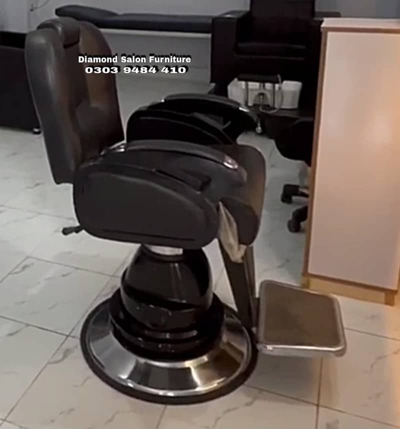 Saloon chair / Barber chair/Cutting chair/Shampoo unit 18