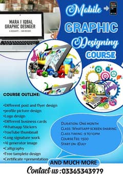 GRAFFIC DESIGN COURSE ONLY FOR GIRLS