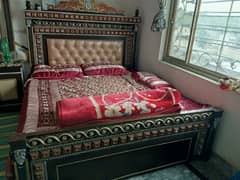 Double Bed with Mattress | Dressing | Bartan Wali Àlmari.