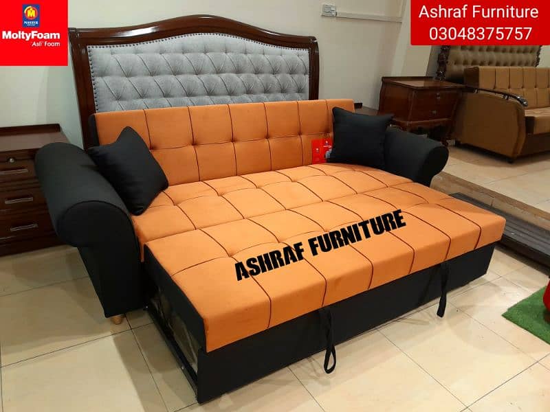 Sofa cum bed/Dewan/Double cumbed/Sofa/L Shape/combed/Bed Set/MoltyFoam 9