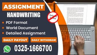 Assignment Work job | Job For all no requirements |