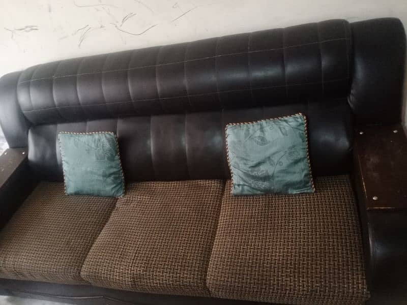 7 seater leather sofa set solid 3