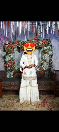 Nikah Suit With Red Ruppata