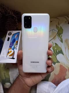 Samsung A21s white colour