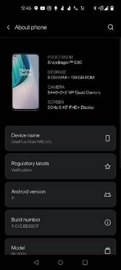 Oneplus Nord N10 5G