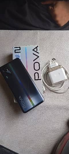 tecno pova 2 _Box+charger 6+128 gaming device