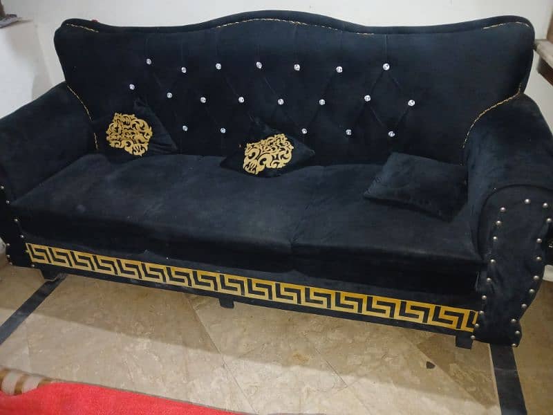 Sofa Set For Sale Like New Block Colour 6 Seater 1