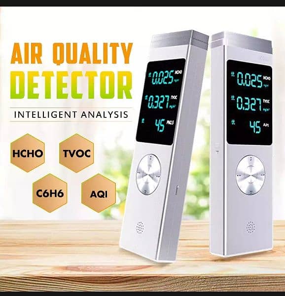 Air Quality humidifier Monitor For HCHO TVOC TVOC Indoor Air Poll 0