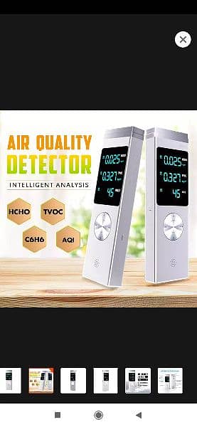 Air Quality humidifier Monitor For HCHO TVOC TVOC Indoor Air Poll 1