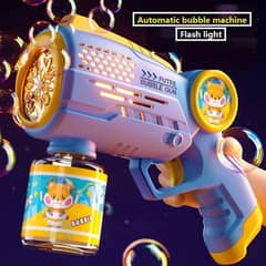 Kids Toy Bubble machine Gun with bottle & Liquid