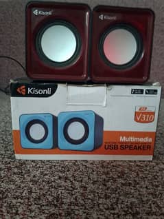 kisonli Multimedia USB speaker Black colour