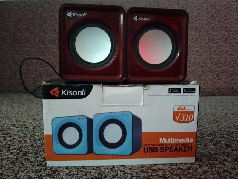 kisonli Multimedia USB speaker Black colour 1