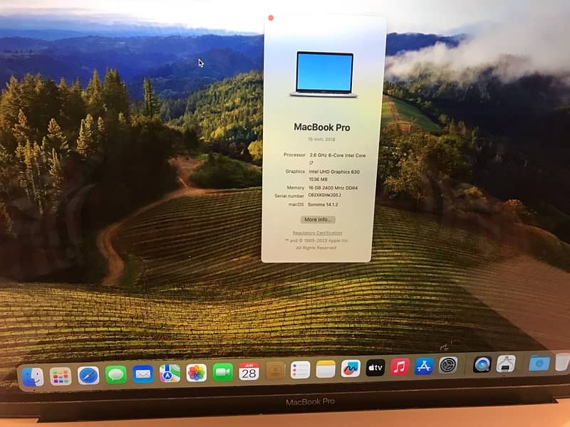 Apple Macbook Pro 2018  15” for sale 1