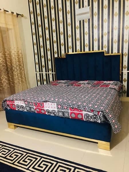 Bed set complete urgent sale , shifting 3