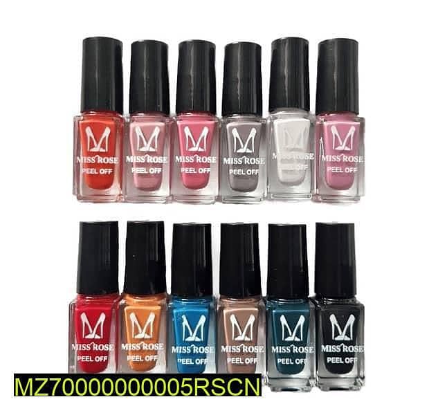 PEEL OF NAIL POLISH,PACK OF 6(home delivery available all over) 0