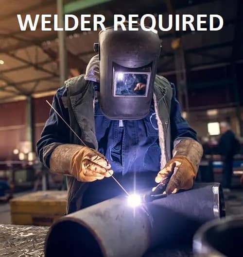 WELDER REQUIRED AT OUR WAREHOUSE 0