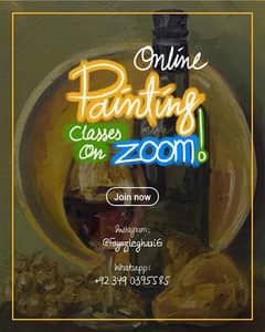 Online Painting Classes on zoom.